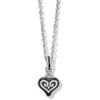 Alcazar Mystique Heart Necklace -Brighton Shop alcazar mystique heart necklace silver black 0 0e5084bb 4ede 44b2 a9f3 6a3b04c447fb