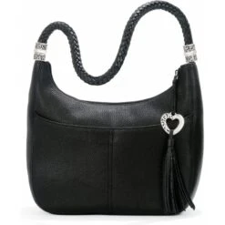 Barbados Ziptop Hobo -Brighton Shop barbados ziptop hobo black 2 686fffe6 c3d2 4536 96b9 aef16169910e