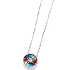 Bellissima Gems Small Necklace -Brighton Shop bellissima gems small necklace silver multi 2