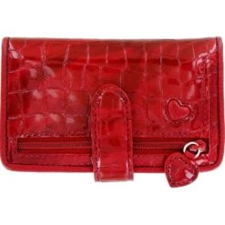 Bellissimo Heart Card Case -Brighton Shop bellissimo heart card case lipstick patent croco 3