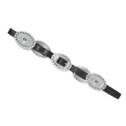 Blackbird Concho Belt -Brighton Shop blackbird concho belt black turquoise 2