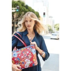 Blossom Hill Rouge Scarlet Tote 13 Blossom Hill Rouge Scarlet Tote -Brighton Shop blossom hill rouge scarlet tote poppy 5