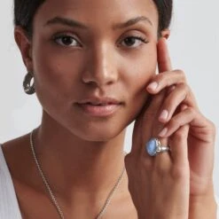 Blue Moon Ring 8 Blue Moon Ring -Brighton Shop blue moon ring silver blue 2