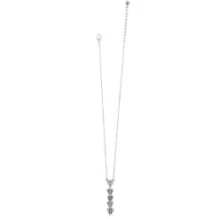 Cascading Hearts Drop Necklace 8 Cascading Hearts Drop Necklace -Brighton Shop cascading hearts drop necklace silver 2