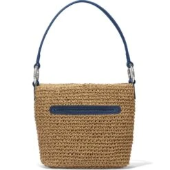 Cherie Straw Shoulderbag -Brighton Shop cherie straw shoulderbag wheat french blue 2