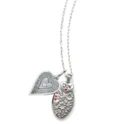 Cherish And Love Necklace -Brighton Shop cherish and love necklace silver red 1 51f82ff5 8ed2 418a 8d51 c3f7ae45d11f