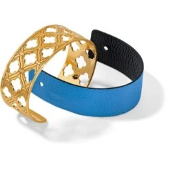 Christo London Narrow Cuff Bracelet Set -Brighton Shop christo london narrow cuff bracelet set gold bali blue 2 c59bd63a c787 44c5 9d6a d734cf0c7054