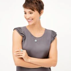 Color Clique Gem Scroll Ring Set -Brighton Shop color clique gem scroll ring set silver amozonite 2 3627f4f9 9da1 4456 a3d4 4e10b4ed9c04