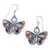 Colormix Butterfly French Wire Earrings 1 Colormix Butterfly French Wire Earrings -Brighton Shop colormix butterfly french wire earrings silver multi 0