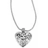 Contempo Heart Badge Clip Necklace -Brighton Shop contempo heart badge clip necklace silver 0 93a1ef43 3762 4217 a0a9 7234b7ee6be1