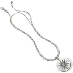 Contempo Ice Starburst Convertible Locket Necklace -Brighton Shop contempo ice starburst convertible locket necklace silver 4 a25cf76e 49eb 4393 b884 a936a00592c4
