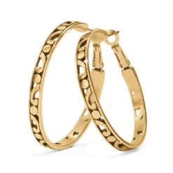 Contempo Large Hoop Earrings -Brighton Shop contempo large hoop earrings gold 0