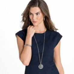 Contempo Large Hoop Earrings -Brighton Shop contempo large hoop earrings silver 5