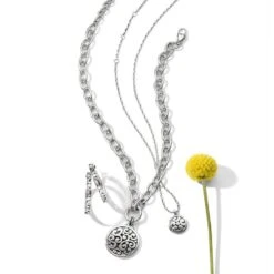 Contempo Medallion Petite Necklace -Brighton Shop contempo medallion petite necklace silver 2