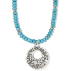 Brighton Shop -Brighton Shop contempo nuevo azul necklace silver 1