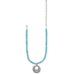 Contempo Nuevo Azul Necklace -Brighton Shop contempo nuevo azul necklace silver 2