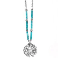 New Arrival -Brighton Shop daisy dee turquoise necklace silver turquoise 1