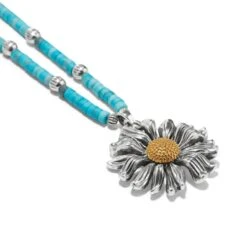 Daisy Dee Turquoise Necklace -Brighton Shop daisy dee turquoise necklace silver turquoise 3
