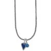 Dazzling Love Blue Heart Charm Necklace -Brighton Shop dazzling love blue heart charm necklace silver blue 0 00432566 109c 4761 af6f 71e361b9d54a