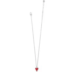 Dazzling Love Petite Necklace 20 Dazzling Love Petite Necklace -Brighton Shop dazzling love petite necklace silver red 2