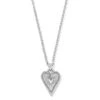 Dazzling Love Petite Necklace -Brighton Shop dazzling love petite necklace silver white 1