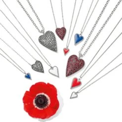 Dazzling Love Petite Necklace 17 Dazzling Love Petite Necklace -Brighton Shop dazzling love petite necklace silver white 3