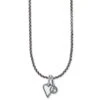 Dazzling Love White Heart Charm Necklace 2 Dazzling Love White Heart Charm Necklace -Brighton Shop dazzling love white heart charm necklace silver white 0 b9acca9e ba1a 479c 9919 4d26344ad56f