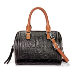 Deeply In Love Satchel -Brighton Shop deeply in love satchel black 0