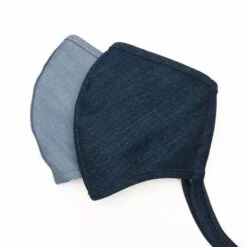 Denim Face Mask (2 Pack) 17 Denim Face Mask (2 Pack) -Brighton Shop denim face mask 2 pack blue 0