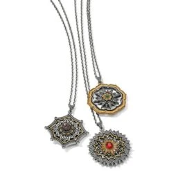 Dynasty Sol Necklace -Brighton Shop dynasty sol necklace gold red 2