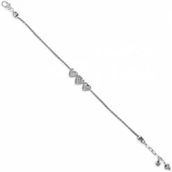 Enchanted Hearts Anklet -Brighton Shop enchanted hearts anklet silver 2
