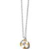 Entrata Round Short Necklace -Brighton Shop entrata round short necklace silver gold 0