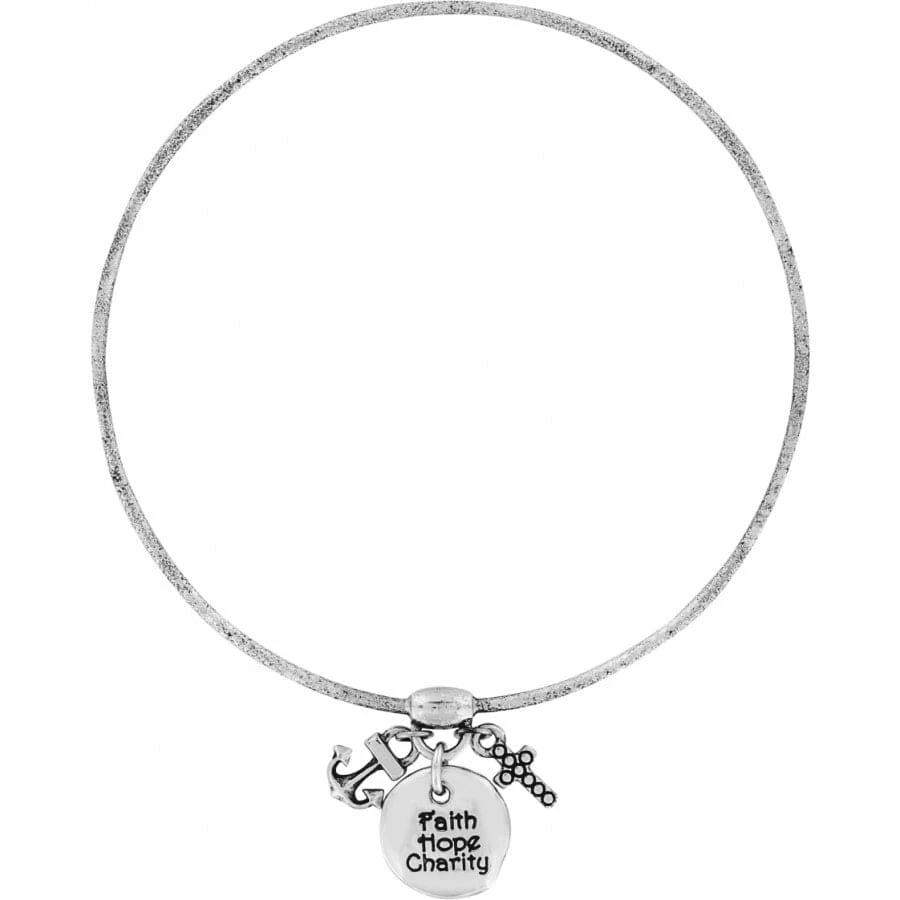 Faith Hope Charity Bangle 4 Faith Hope Charity Bangle - Image 2