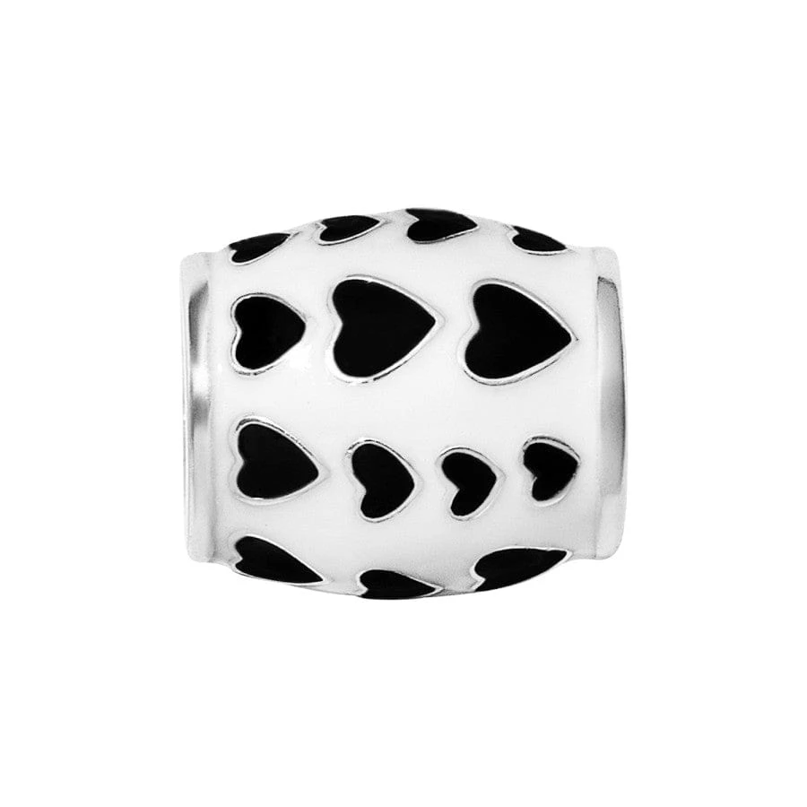 Fashionista Black Hearts Bead 3 Fashionista Black Hearts Bead