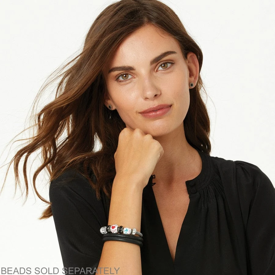 Fashionista Black Hearts Bead 5 Fashionista Black Hearts Bead - Image 3