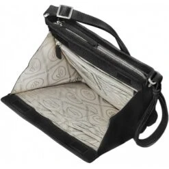 Ferrara Cross Body Organizer -Brighton Shop ferrara cross body organizer black 1
