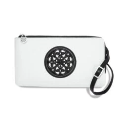 Ferrara Duet Zip Pouch -Brighton Shop ferrara duet zip pouch black white 0