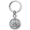 Ferrara Fleur De Lis Key Fob -Brighton Shop ferrara fleur de lis key fob silver 0