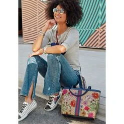 Field Of Love Large Tote -Brighton Shop field of love large tote multi 3