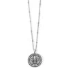 Fleur De Lis Small Coin Necklace -Brighton Shop fleur de lis small coin necklace silver 0