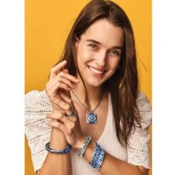 Florabella Leaf Bangle 7 Florabella Leaf Bangle -Brighton Shop florabella leaf bangle silver blues 2 88618a63 5d40 4504 bd7f b3aa8a55d5a9