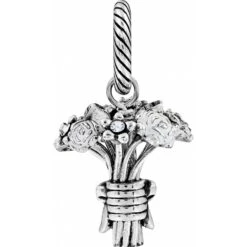 Flower Bouquet Charm -Brighton Shop flower bouquet charm silver white 2 2f4d8efe 3e90 4254 beec c573926f0dd4