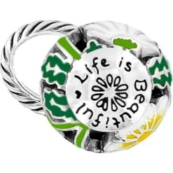 Flower Bulb Charm -Brighton Shop flower bulb charm silver multi 2 ccc0c300 39a5 499d 84a4 9f354f974c8a