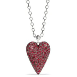 Glisten Heart Convertible Necklace -Brighton Shop glisten heart convertible necklace silver red 0 07a47e1c 99b3 4cfb aaf7 f47c3b96b8e0
