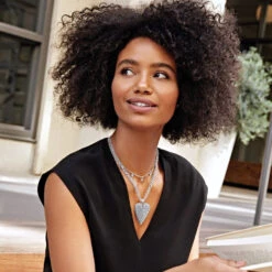 Glisten Heart Convertible Necklace -Brighton Shop glisten heart convertible necklace silver 3 bf23e563 23a9 4e8b b5f4 fa58e6b64bc0