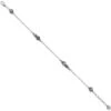 Halo Anklet -Brighton Shop halo anklet silver tanzanite 0