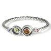 Halo Gems Hinged Bangle -Brighton Shop halo gems hinged bangle silver multi 0