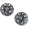 Halo Rays Round Post Earrings