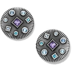 Halo Rays Round Post Earrings