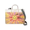 Happy Sunshine East West Burlap Tote -Brighton Shop happy sunshine east west burlap tote multi 0